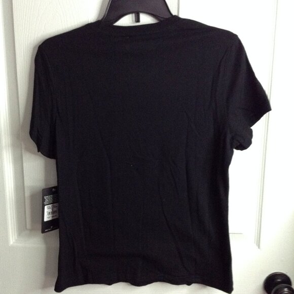 NWT True Religion "M" Black Tee; Skater, Indie, Whimsigoth, Steampunk Chic, Cool - Picture 2 of 5